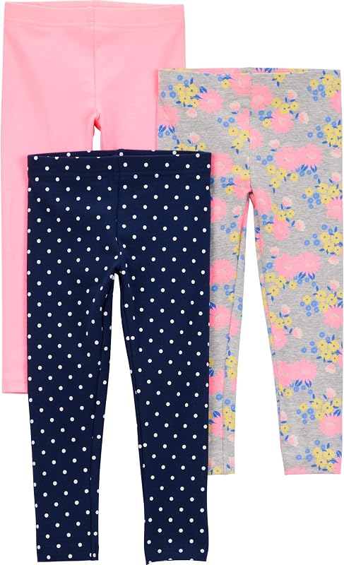 Pack de 3 leggings para niña de Simple Joys by Carter's