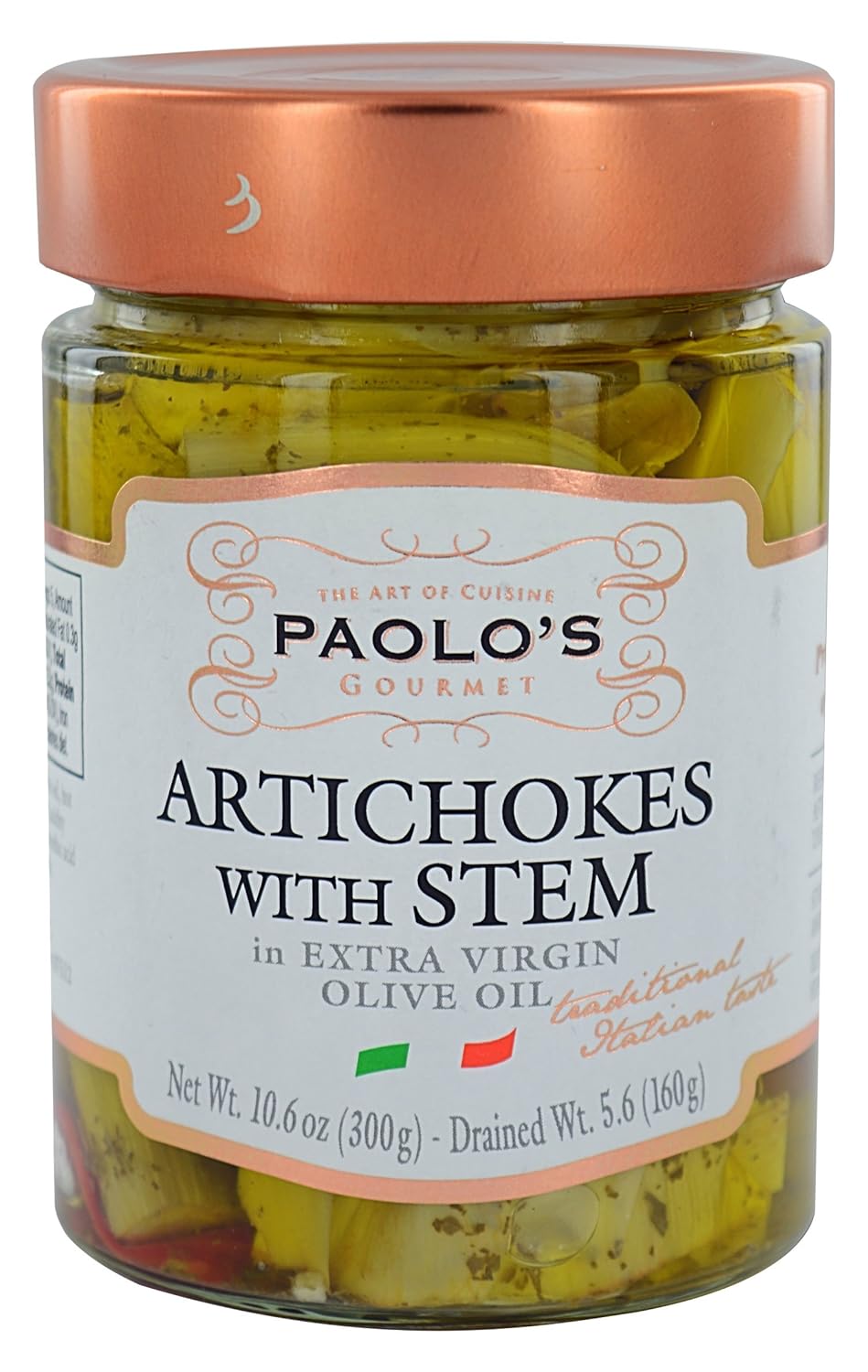 PAOLO Antipasto Jar, Artichoke Stem, 10 Ounce Grocery