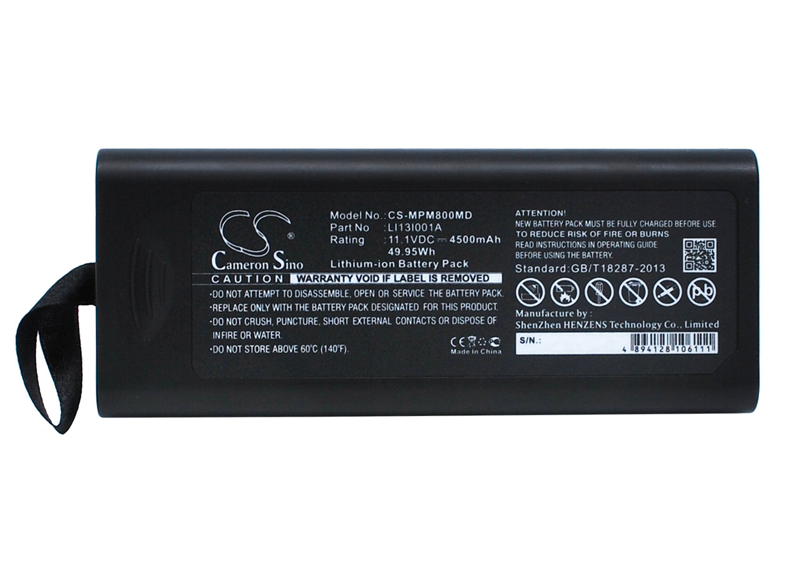 Batterie 4500mAh LI13I001A Pour Moniteur Mindray IPM10 - Remplacement