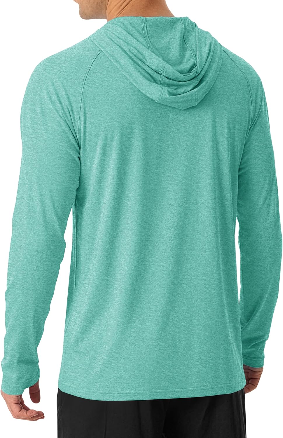 MAGCOMSEN Men's UPF 50+ Sun Shirts Long Sleeve Fishing Hoodie Shirt Lightweight Athletic Swim Running Hiking Rash Guard - Image 2