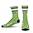 For Bare Feet NFL 4 Stripe Deuce Crew Sock, Seattle Seahawks, Large
