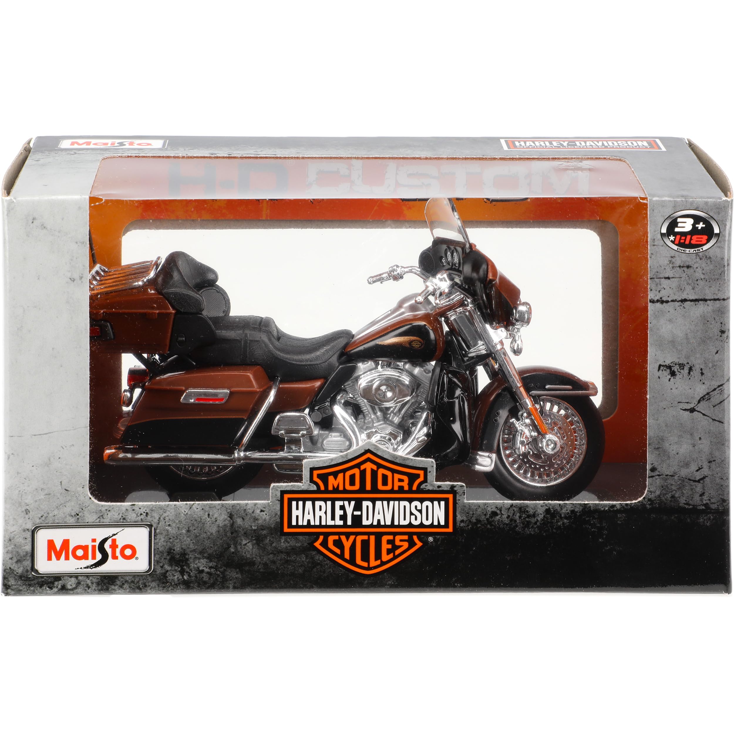 Harley-Davidson2013FLHTK Electra Glide模型 Harley Davidson 2013 FLHTK Electra Glide, 1/18 Skala Diecast