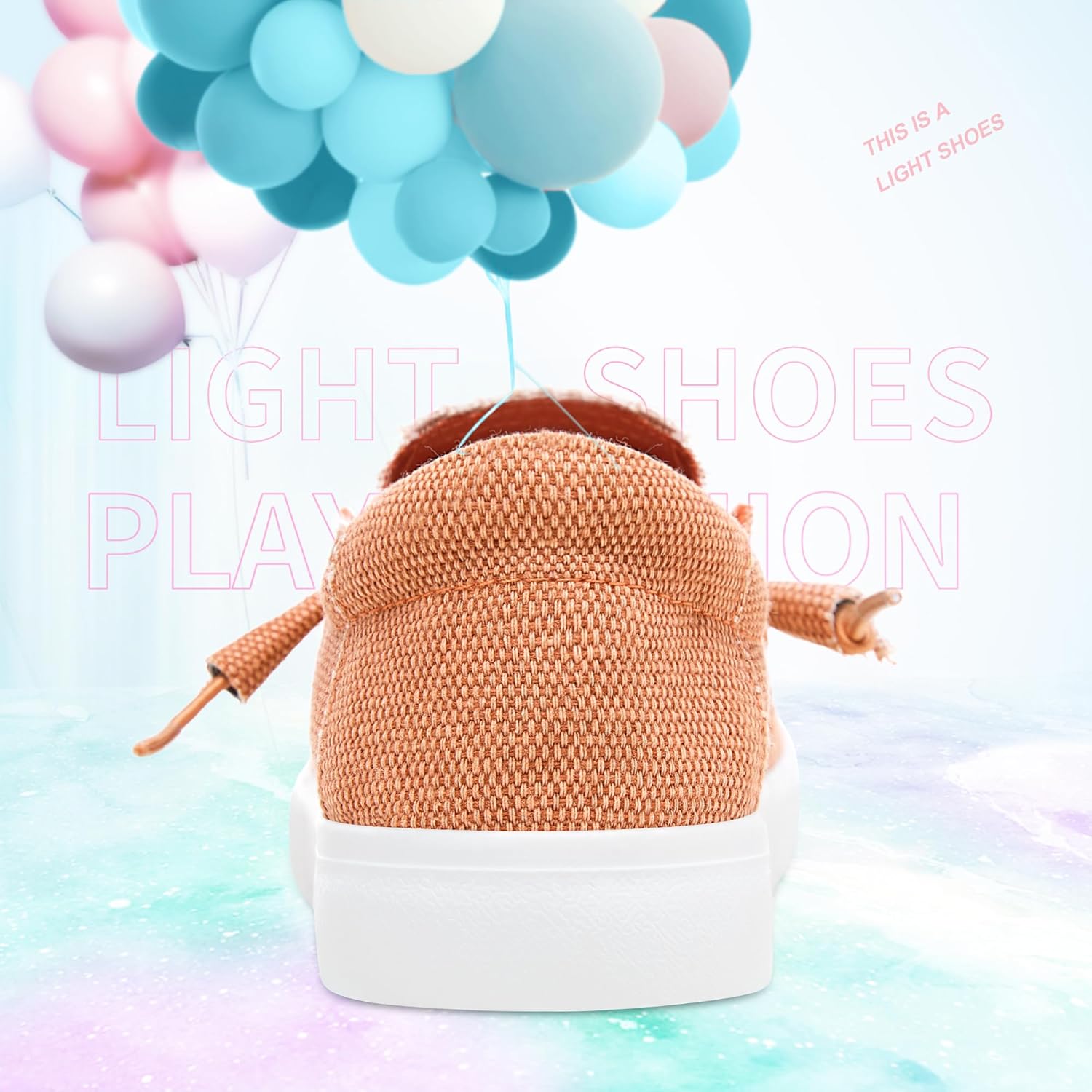 Obtaom Women Canvas Loafers Light-Weight Slip on Loafers Comfortable Boat Lace up Canvas Fishion Sneakers - Image 2