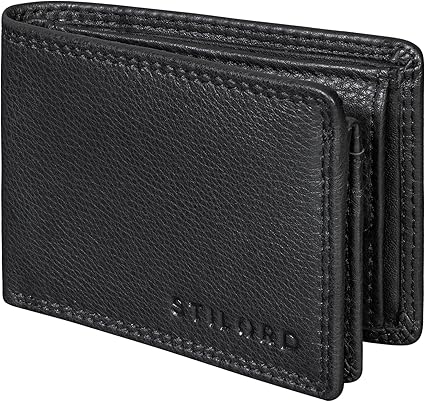 STILORD 'Monew' Portafoglio Piccolo Pelle con RFID Portamonete Uomo Borsellino Donna Mini Portafoglio Slim Cuoio Vintage con Scatola Regalo STILORD 'Monew' Portafoglio Piccolo Pelle con RFID Portamonete Uomo Borsellino Donna Mini Portafoglio Slim Cuoio Vintage con Scatola Regalo