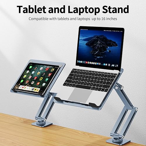 Miniatura 2 de SEZQMA Soporte ajustable para libros para lectura, brazo mecánico articulado multiarticulado, soporte para libro de cocina, soporte para libro de