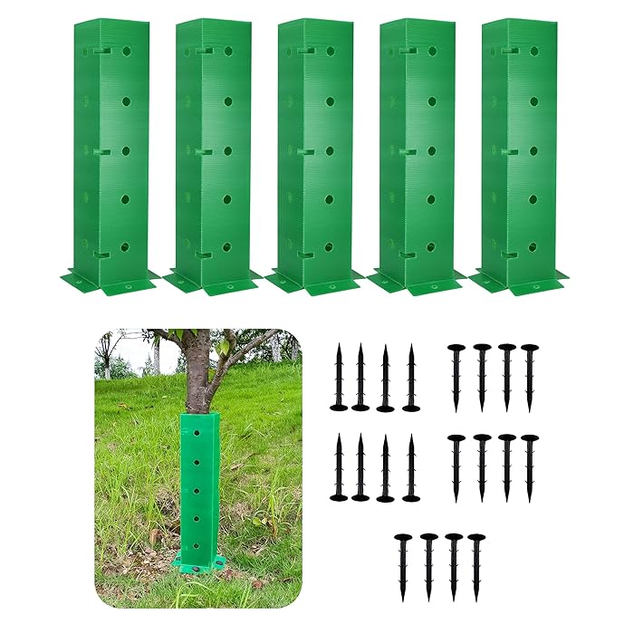 Buy Superb Symbols Tree Guards 114cm Tall (5 Pack with Stakes included