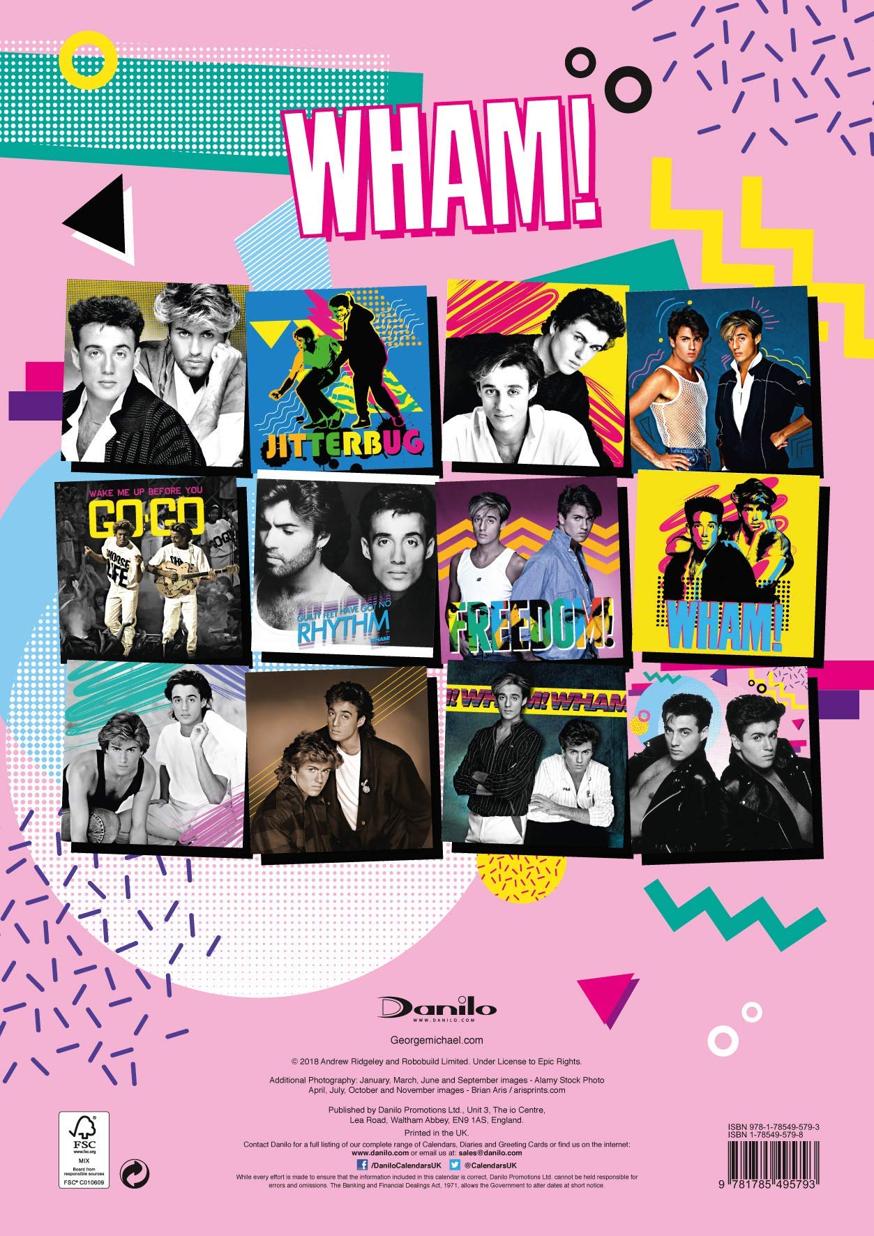 Wham Official 2018 Calendar - A3