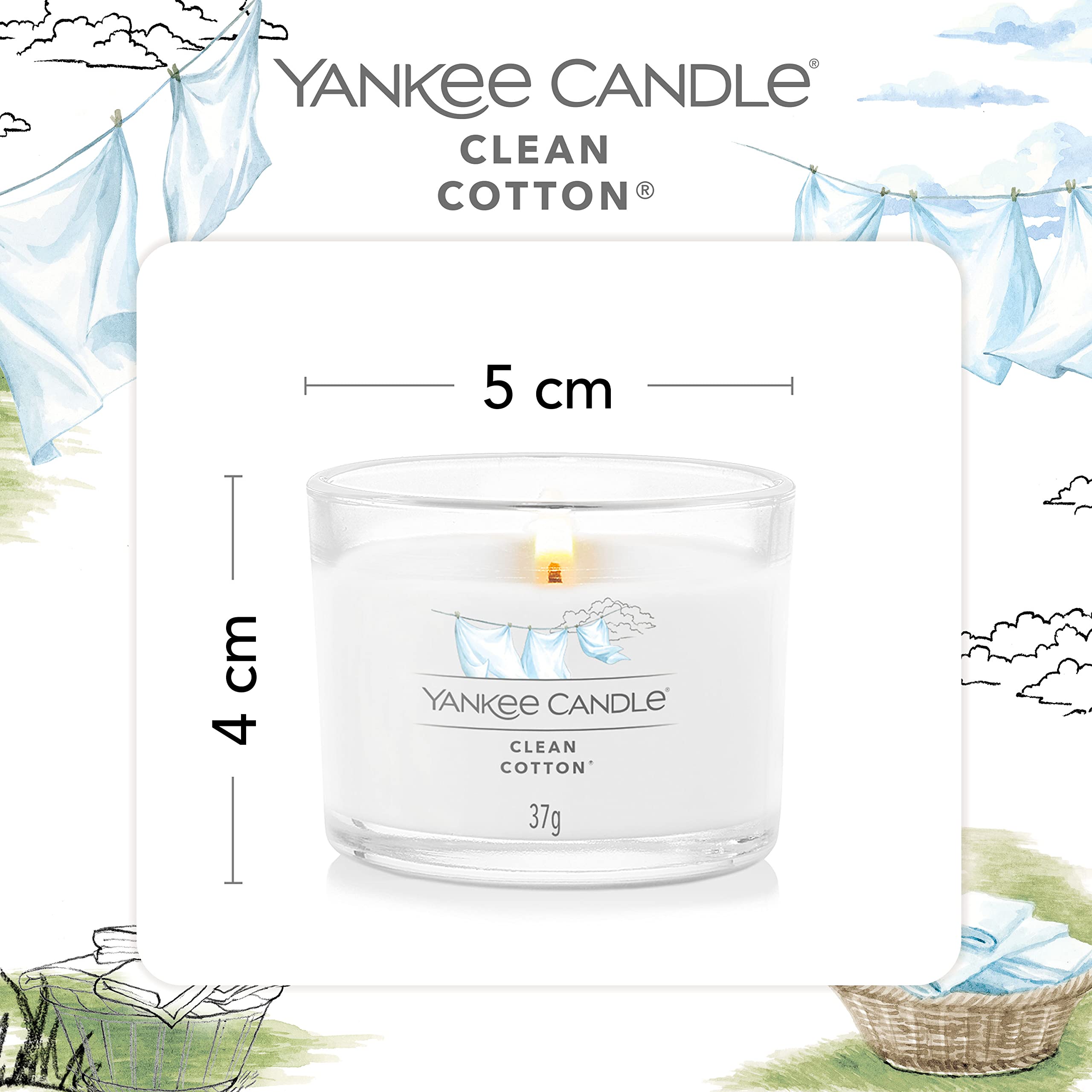 Coffret Yankee Candle - 2 Bougies Parfumées Black Cherry & Soft Blanket (104g Chacune, ~30h De Combustion) - Cadeau Parfait