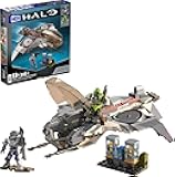 MEGA Halo Action Figure Building Toy, UNSC Arctic Burn Wasp with 342 Pieces and 2 Poseable Figures, for Collectors