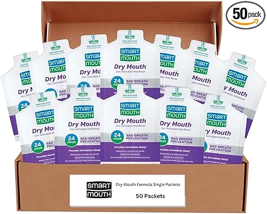 SmartMouth Dry Mouth Rinse Single Pack – 50 Pack
