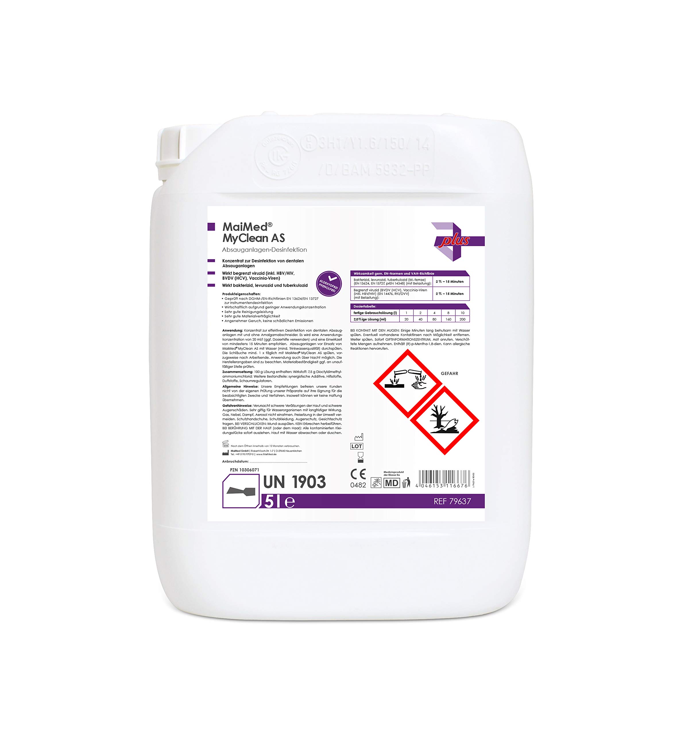 MaiMed® MyClean AS Absauganlagendesinfektion 5 L