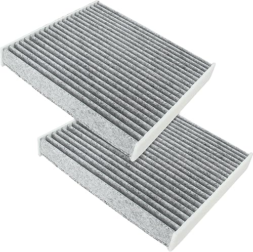 Filtro de aire de cabina con carbón activado, paquete de 2 reemplazos CF12157 87139-0E040 compatible con Lexus ES250 ES300h ES350 NX250 NX350H