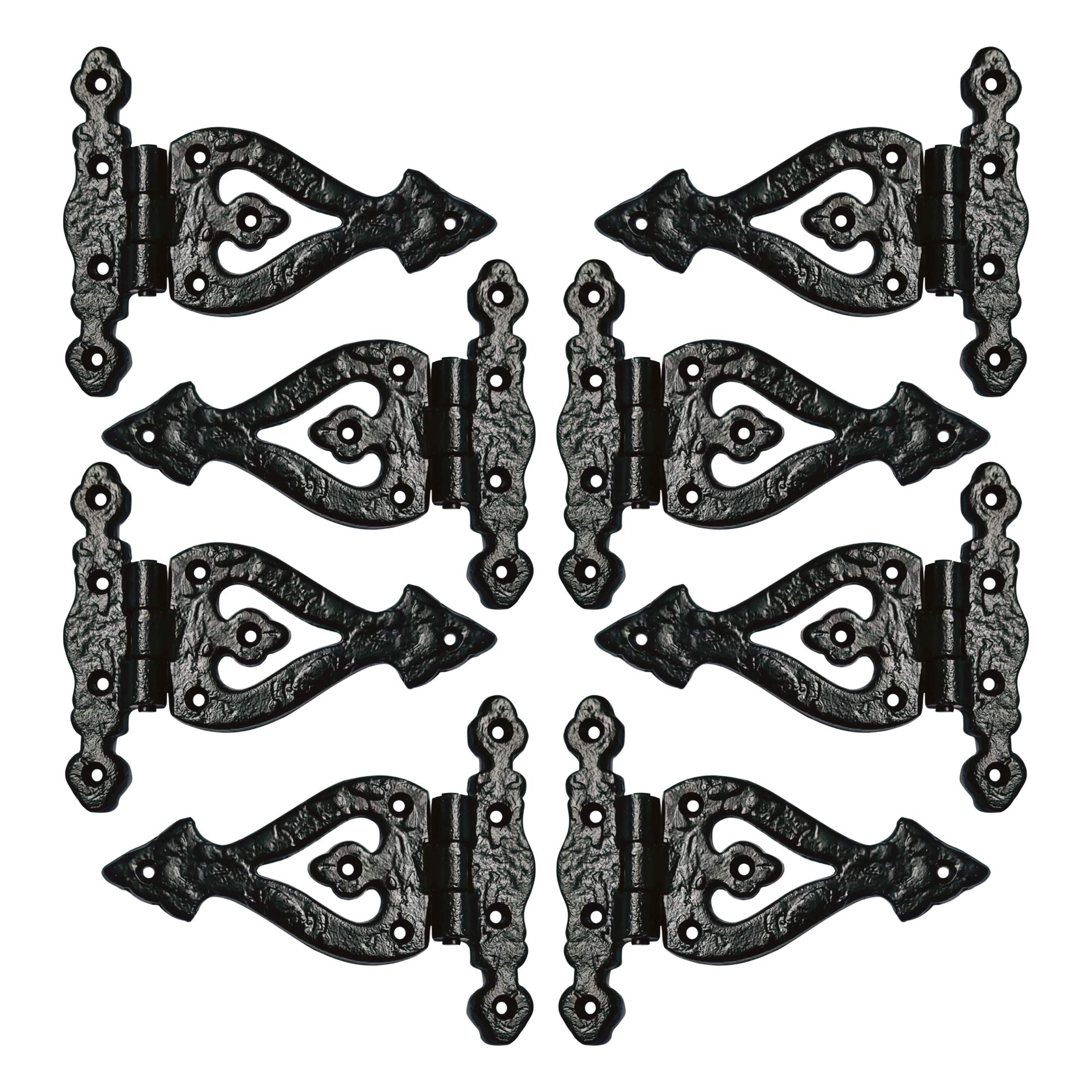 Buy Akatva"Kolyma" T Hinge Set 8Pieces Gate Hinges for Wooden and