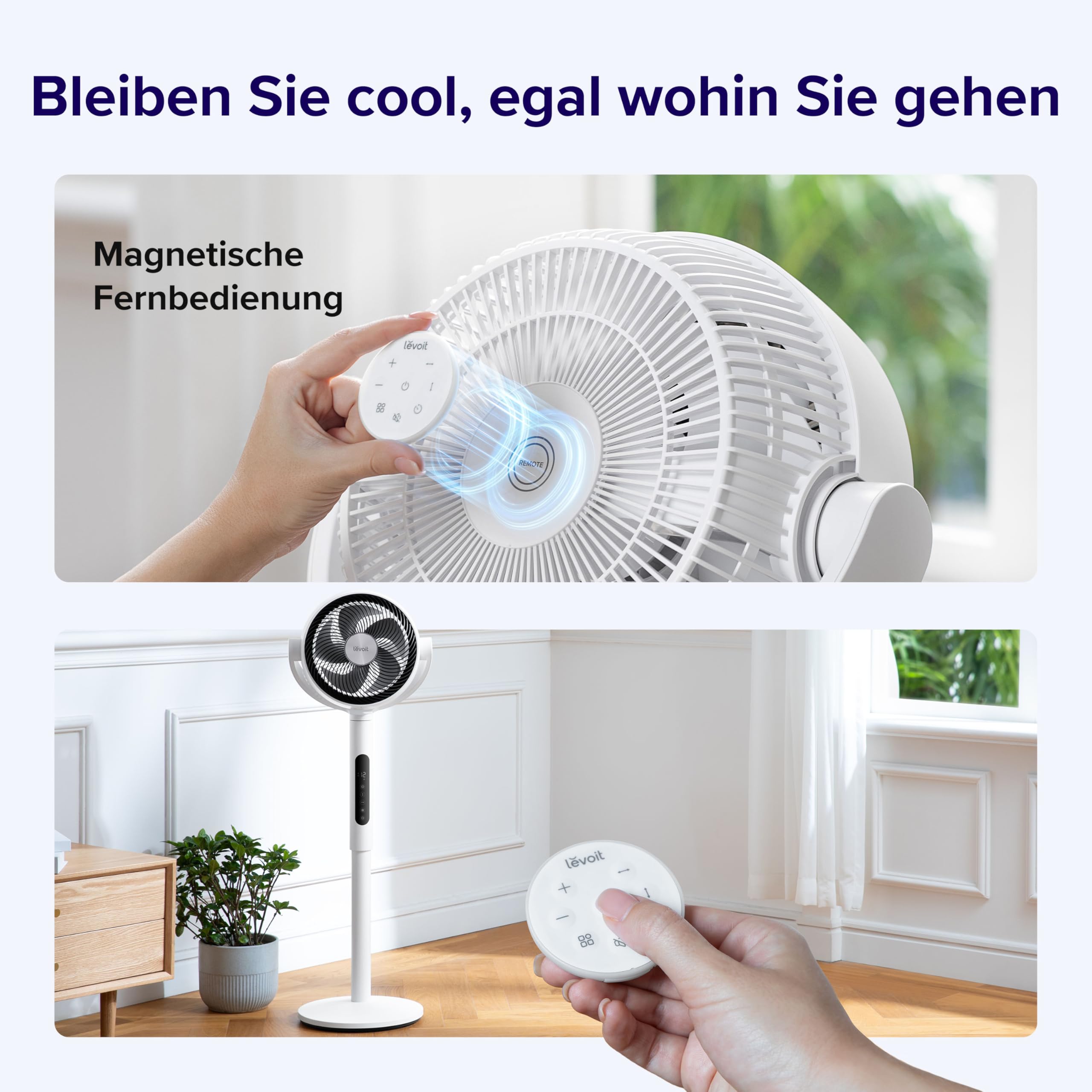 Levoit 20dB leiser DC Standventilator – Bild 6