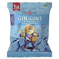 Vista 11 de The Ginger People Gin Gins Original Ginger - Caramelos masticables, bolsa de 1lb, 16oz