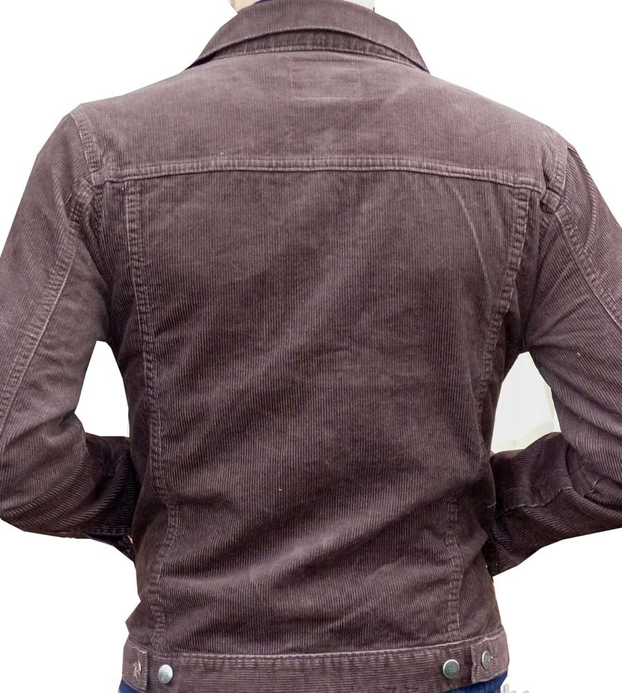 ジャケット・アウター 80-'s usa Corduroy Short Jacket Brown Fuzzdandy Mens Corduroy Western Denim Jacket Retro Vintage