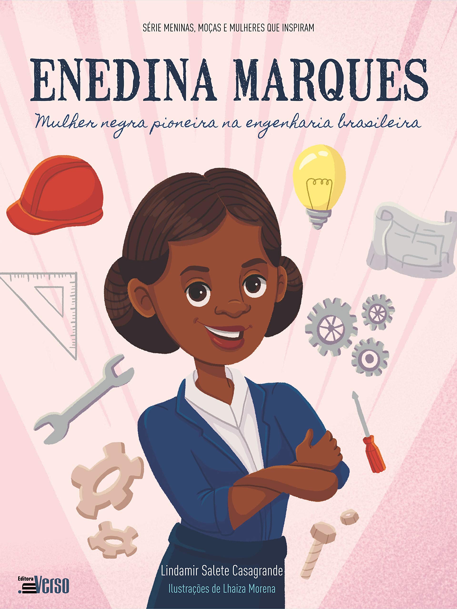 Capa do livro Enedina Marques: Mulher negra pioneira na engenharia brasileira