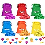 JoyCat Magnetic Letters, 312 Pieces Lowercase Alphabet Fridge Magnets, ABC Magnets for Toddlers Kids, Educational Learning Plastic Letters Set for Kindergarten Classroom 312 PCS(12 Sets Of The Alphabet)