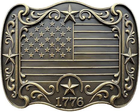 Cowboy Belt Buckle for Men Women Vintage Rodeo Texas Map 1836 Longhorn bull Western Belt Buckles
