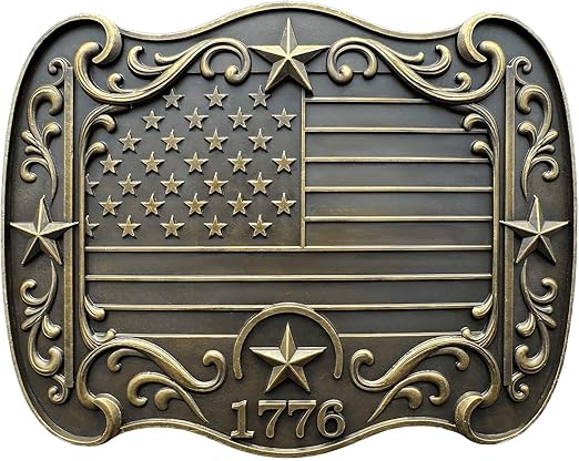 Cowboy Belt Buckle for Men Women Vintage Rodeo Texas Map 1836 Longhorn bull Western Belt Buckles
