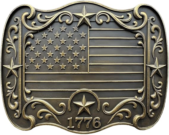 Cowboy Belt Buckle for Men Women Vintage Rodeo Texas Map 1836 Longhorn bull Western Belt Buckles