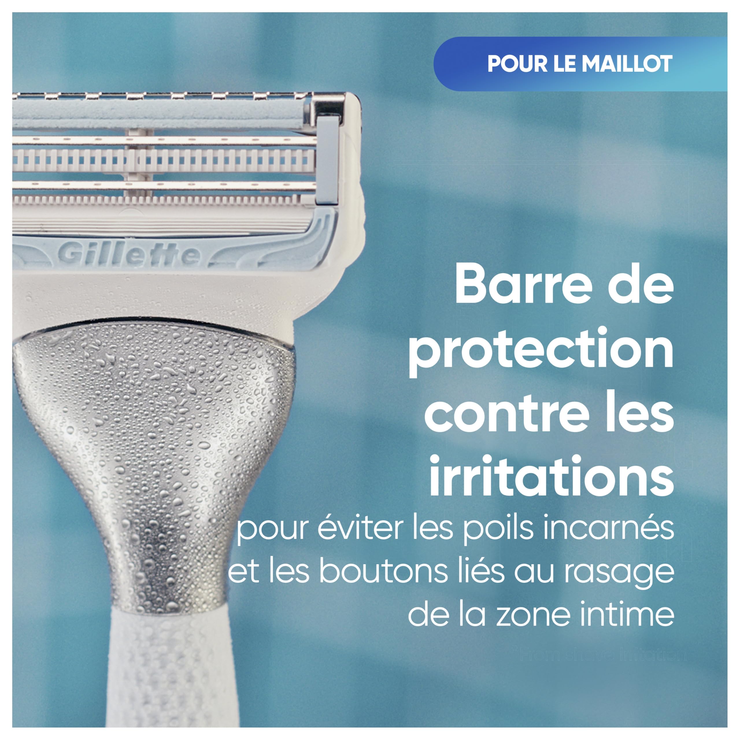 Gillette Venus Satin Care Lot 10 Recharges Rasoir Femme Lame Précision Barre Protection