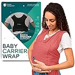 Koala Babycare Baby Carrier Wrap, Easy to Wear As a T-Shirt - Original Baby Carrier Newborn to Toddler - Sling One Size Fits All - Baby Wraps Carrier Up to 22lbs