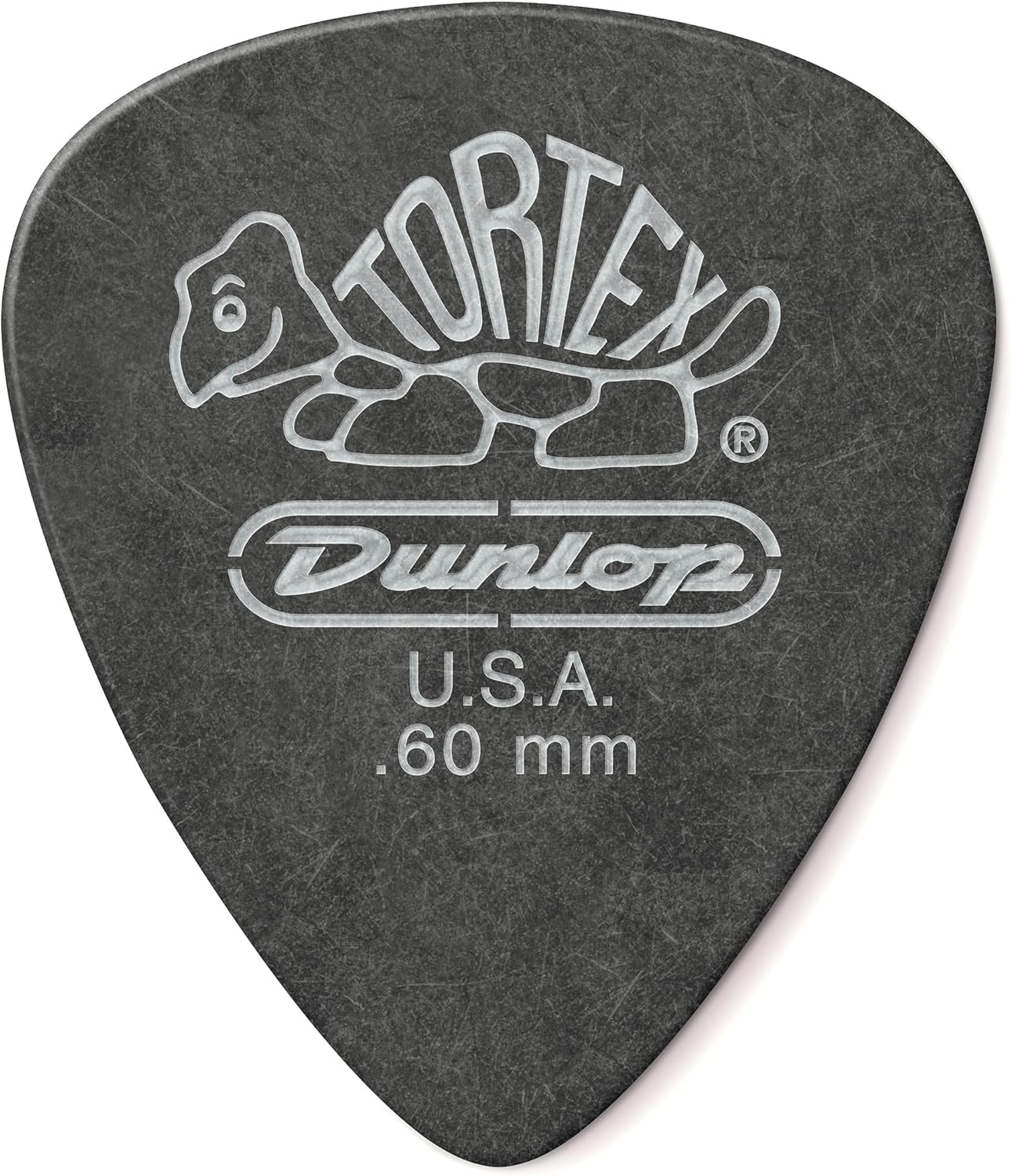 Jim Dunlop Tortex® Pitch Black Standard Pick .60MM - 72 Pack