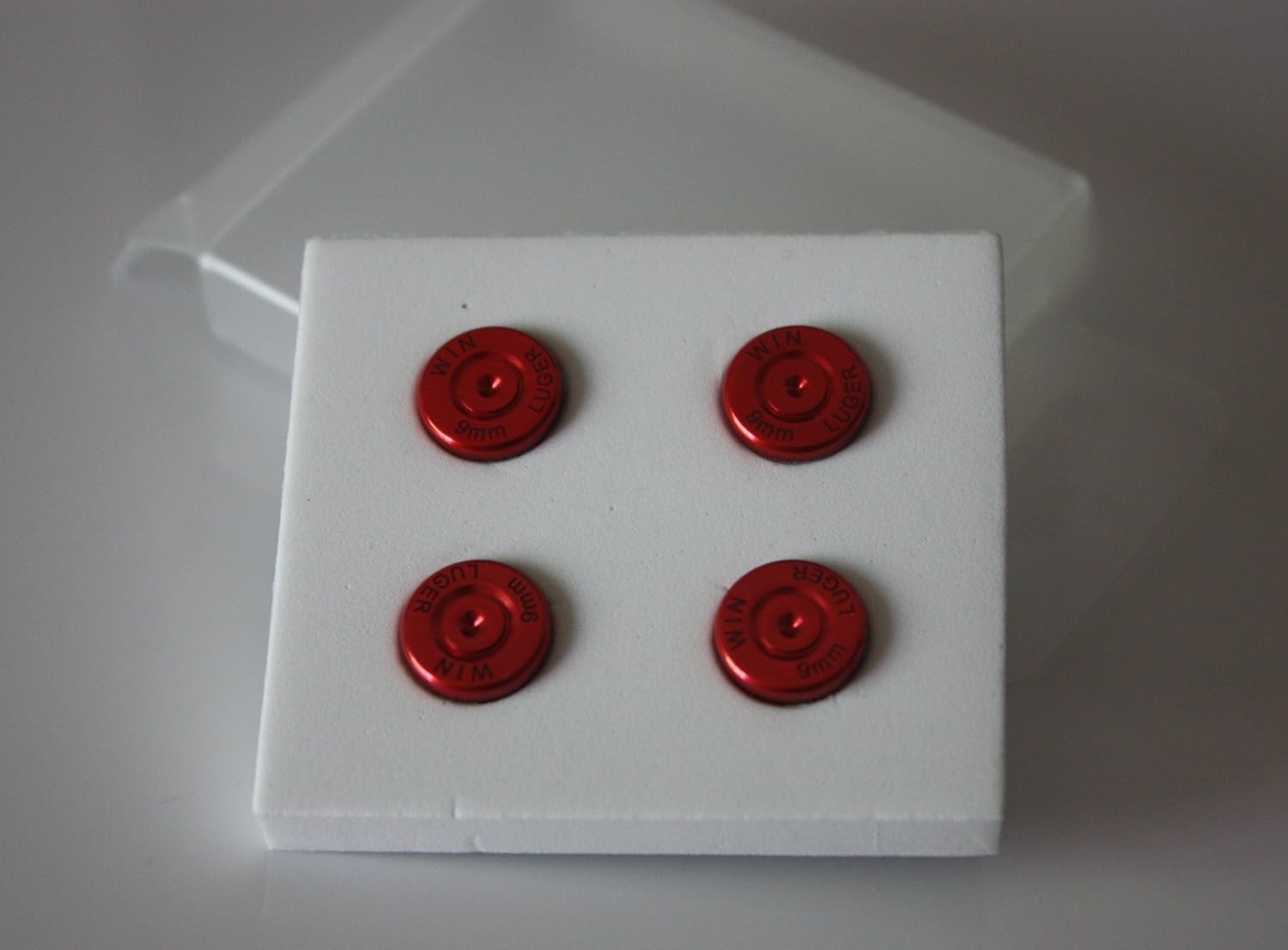 Custom Red PS3/ PS2 Controller Bullet Buttons 9mm Kit for PS3 Playstation 3, 2