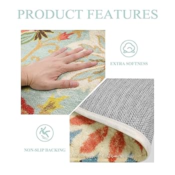 Amazon.com: Lahome Collection Modern Floral Area Rug - 3'x5