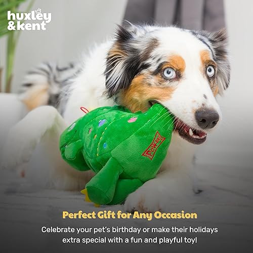 Miniatura 9 de Lulubelles Power Plush  Tree Rex Dino (L)  Juguete navideño para perros con chirriante  Divertido regalo para perros  Divertido, duradero y seguro