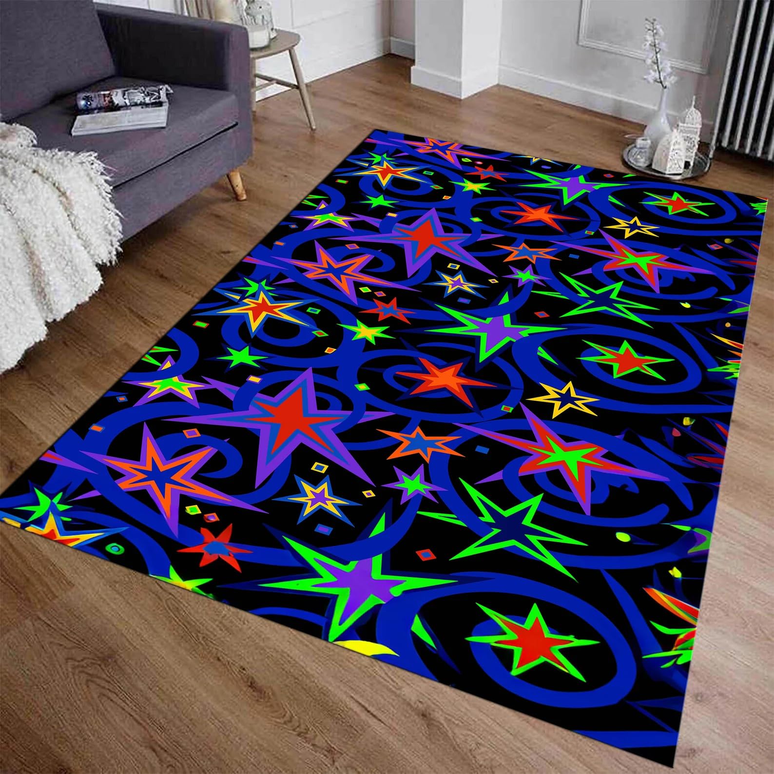 Moquette de salon et chambre 60x90cm tapis lavable et antidérapant