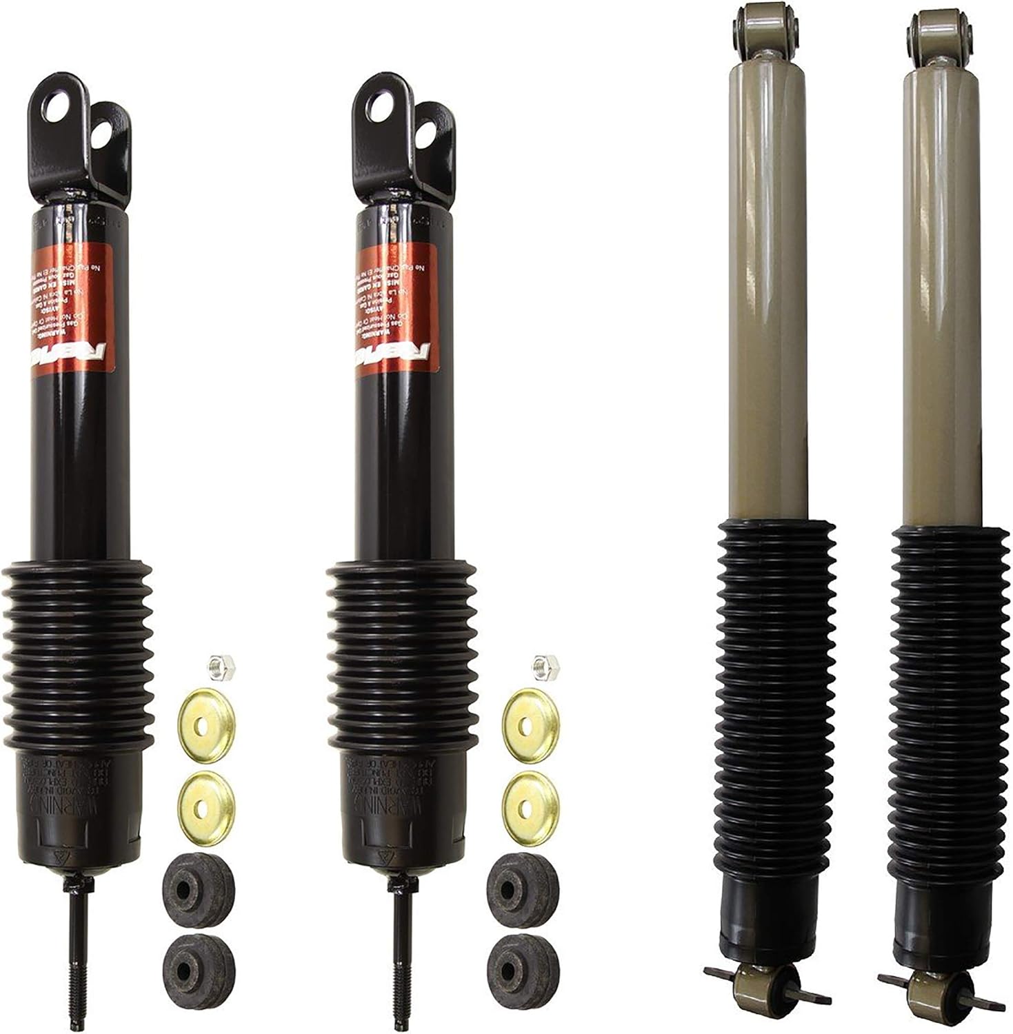 NEW Front and Rear Monroe Shock Absorbers Kit for Hummer H3 H3T 2006-2010