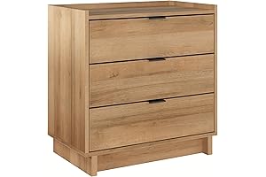 Prepac Extra Wide 3 Drawer Nightstand