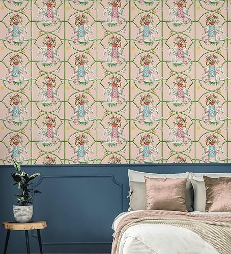 Miniatura 4 de Harrison Howard - Papel tapiz para despegar y pegar, papel tapiz caprichoso para dormitorio, tocador, cocina, vinilo, cobertura de 30.75 pies