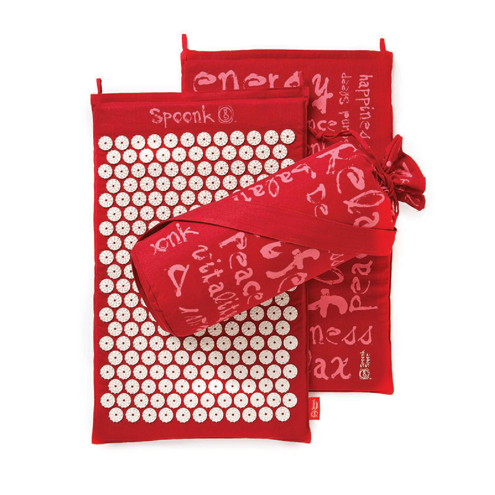 SPOONK SPACE Mat W Bag Cherry Red, 1 EA