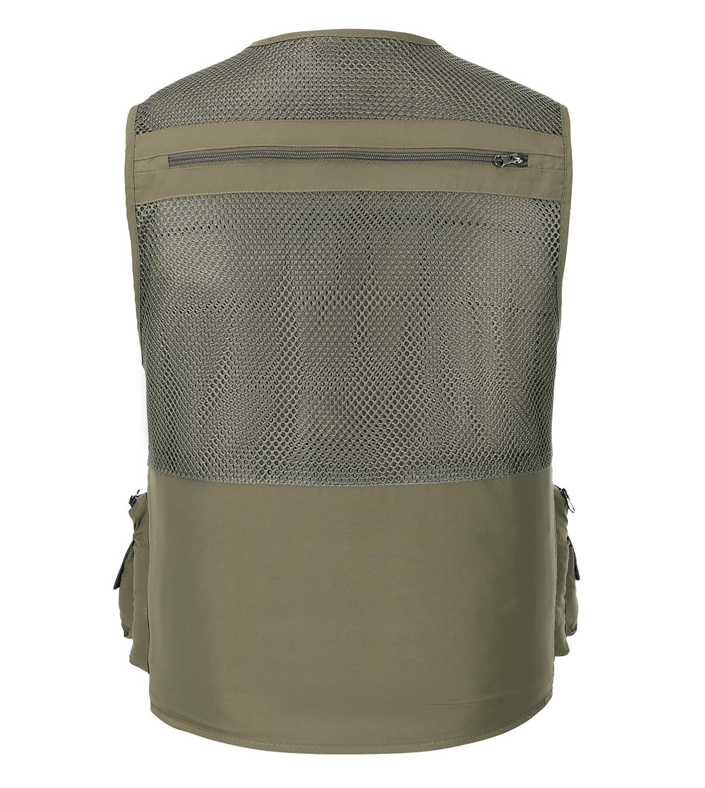 Spanye Gilets d'extérieur pour homme - Séchage rapide - Plusieurs poches