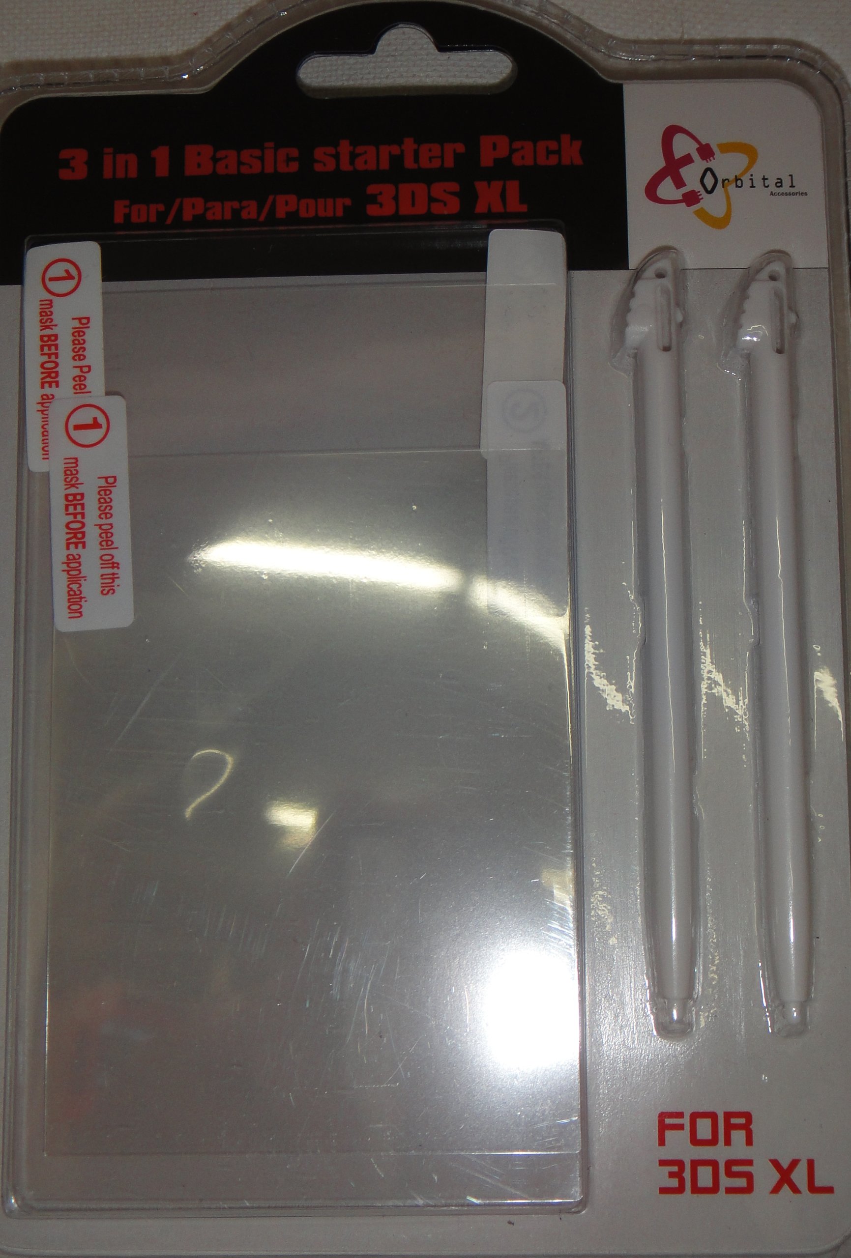 Orbital 3DS XL Protective Film Kit White