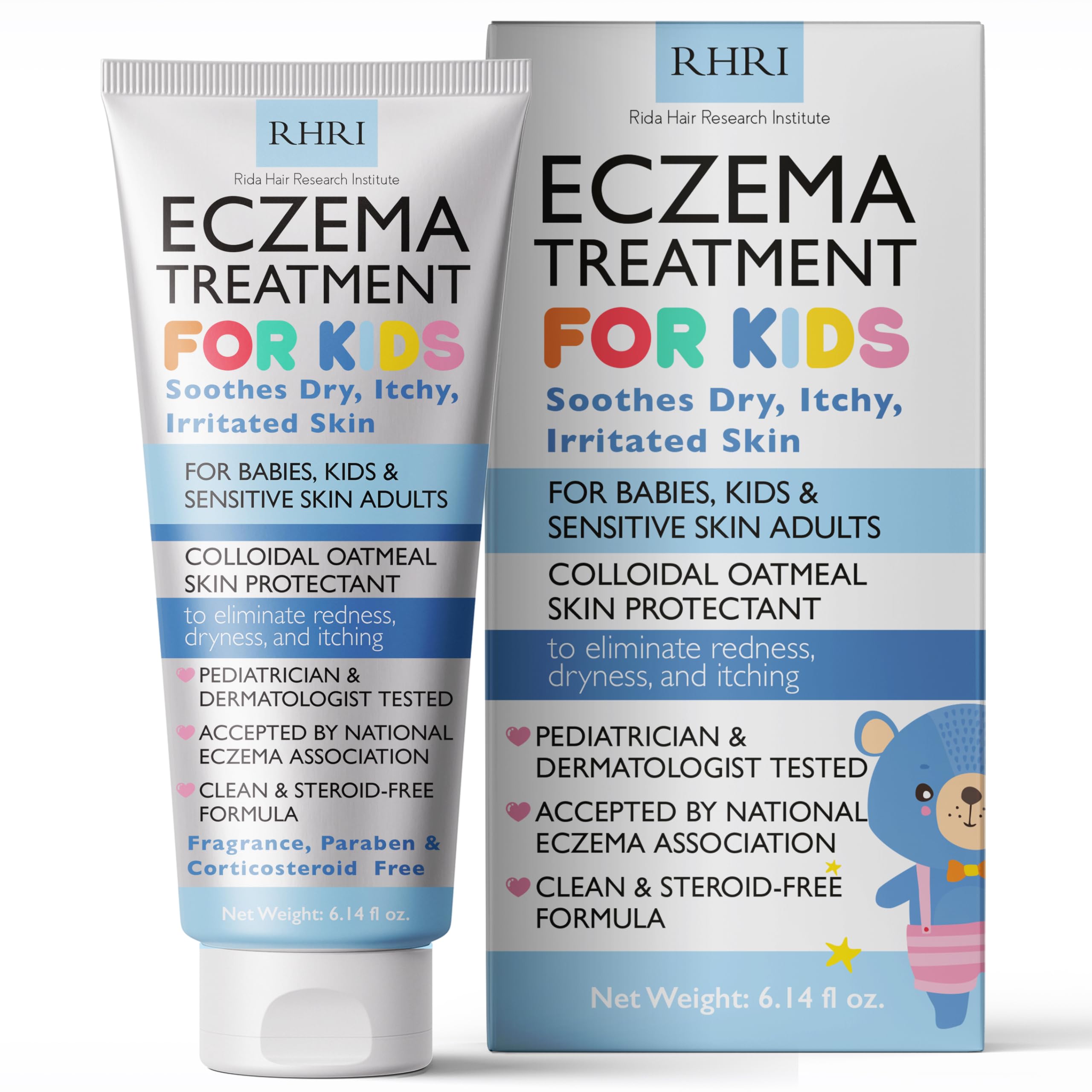 Eczema Cream for Kids with Soothing Hydration for Dry, Red &amp; Irritated Skin