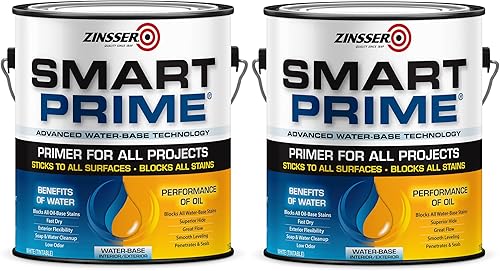 Miniatura 4 de Rust-Oleum 249729 Smart Prime pintura base, 1 galón, color blanco, 249729