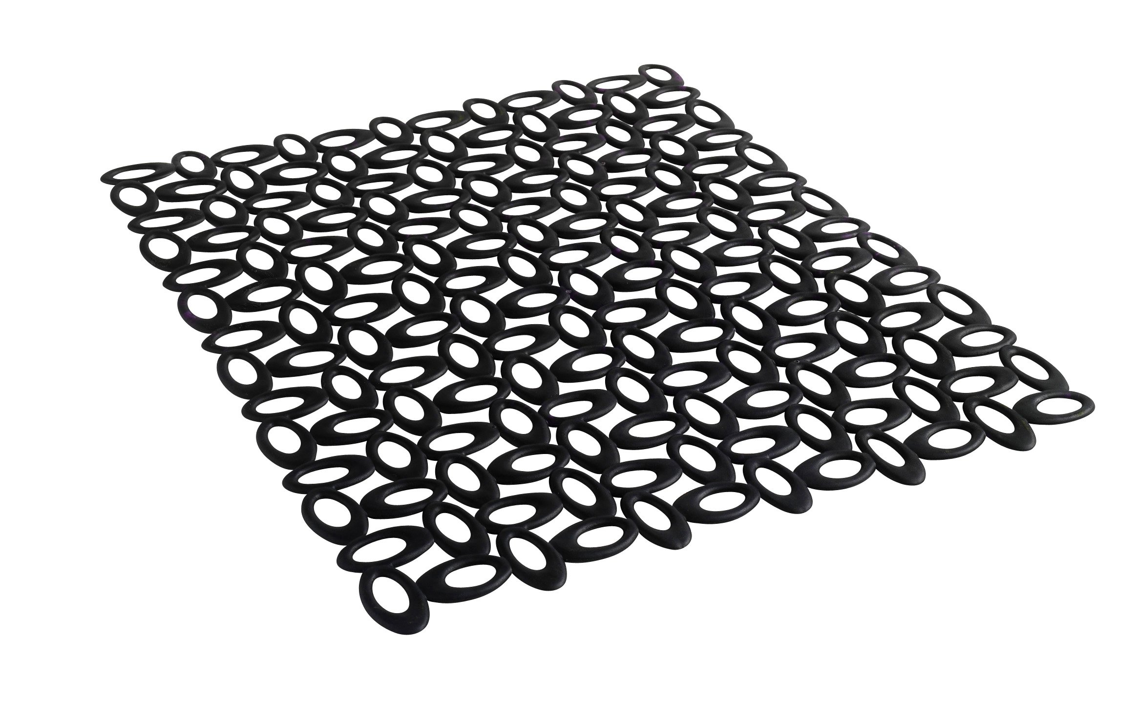 Mastrad Lace Design Sink Mat Xl, Charcoal Black