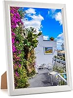 Vista 48 de Marco de Madera Marrón de 16 x 20 Pulgadas, Marco de Madera de 20 x 16 Pulgadas con Grano de Madera Natural Rústico, Marco de Pared Moderno Marrón