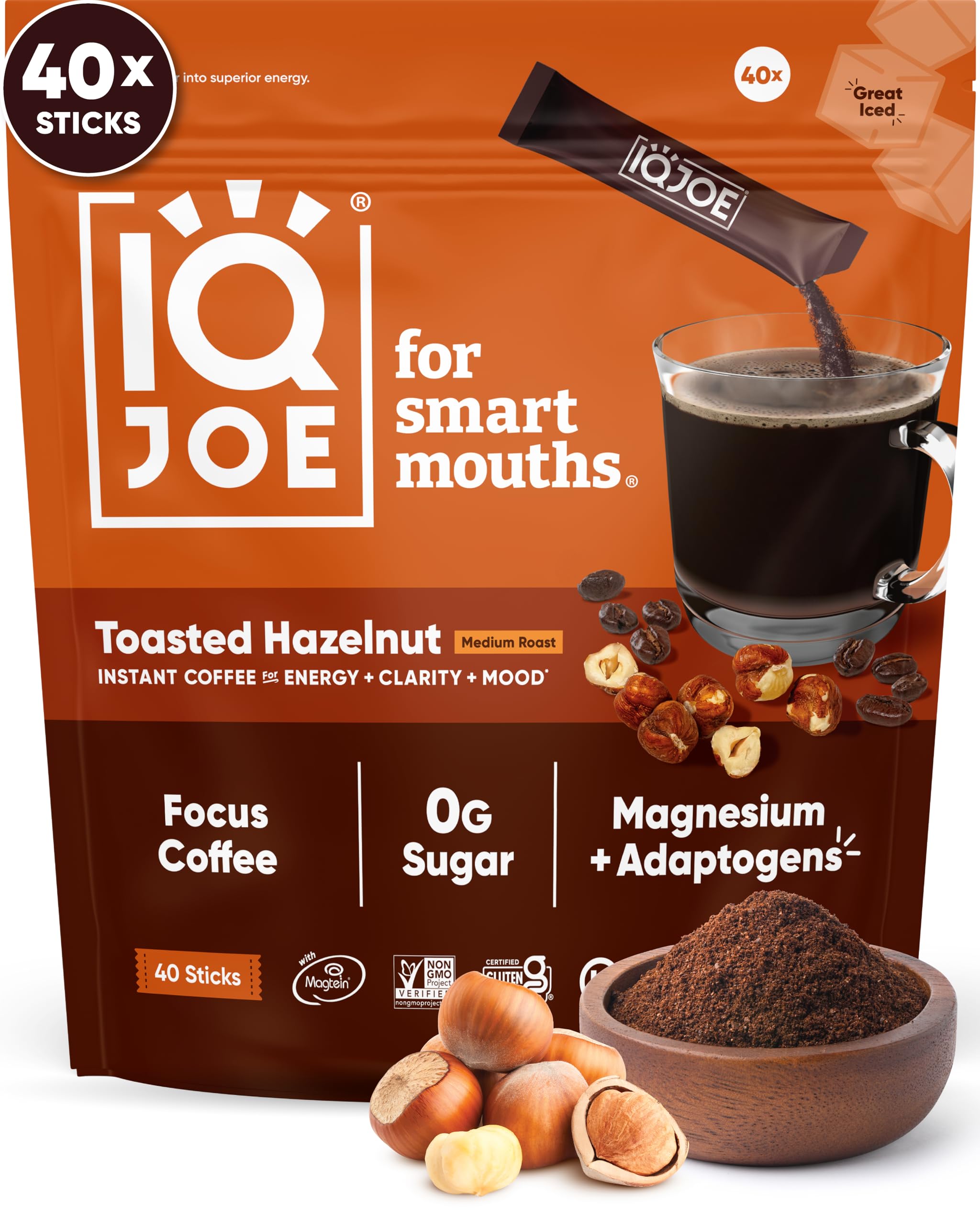 Amazon.com : IQJOE Mushroom Coffee Packets (40 Servings) Lion's