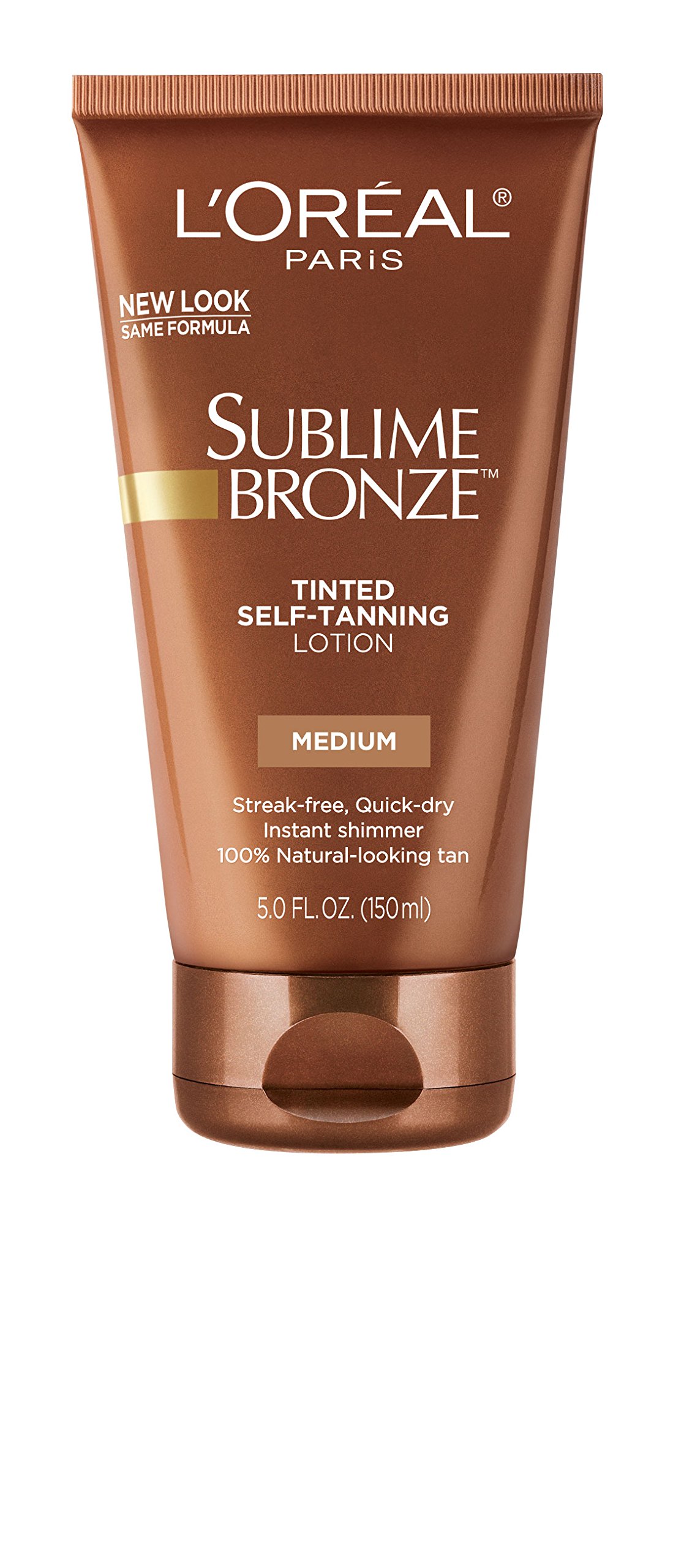 L'Oreal Paris Sublime Bronze Tinted Self-Tanning Lotion, Medium Natural Tan, 5 fl. oz.