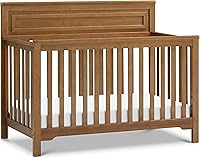daVinci Autumn 4-in-1 Convertible Crib to Toddler Bed, Daybed, Full-Size Bed - GREENGUARD Gold Certified, Chestnut