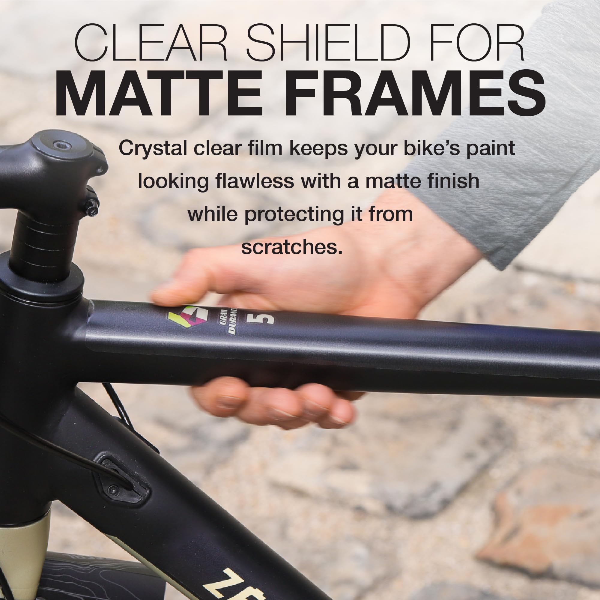 ZEFAL Skin Armor Matt Roll 3 mètres - Protection Cadre VTT et Vélo - Film Protection Velo Transparent Autocollant - Fabriqué en France - 2