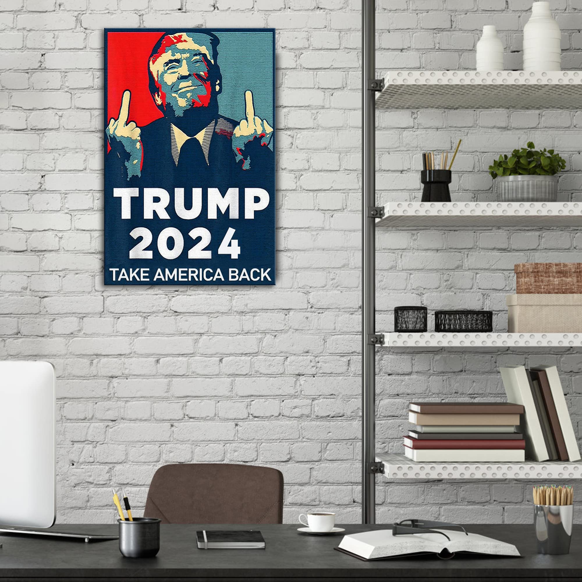 帰って来たドナルド・トランプ米国大統領、再選記念鉛筆デッサン