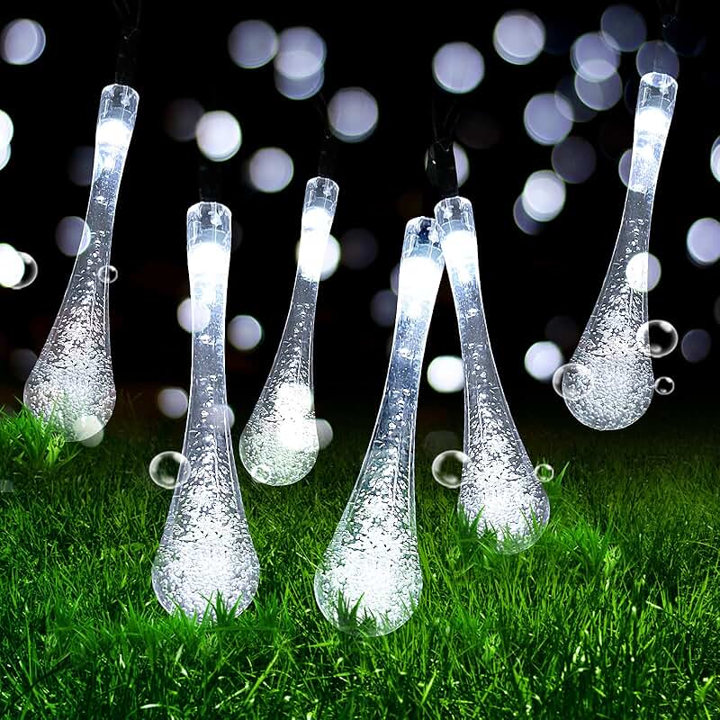 christmas raindrop lights