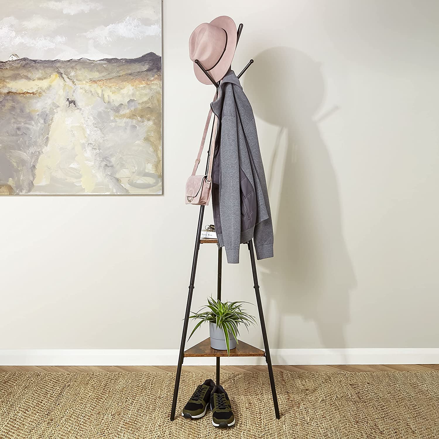 Buy Home Treats Coat Stand Free Standing Hat Stand Hanging Coat Rack