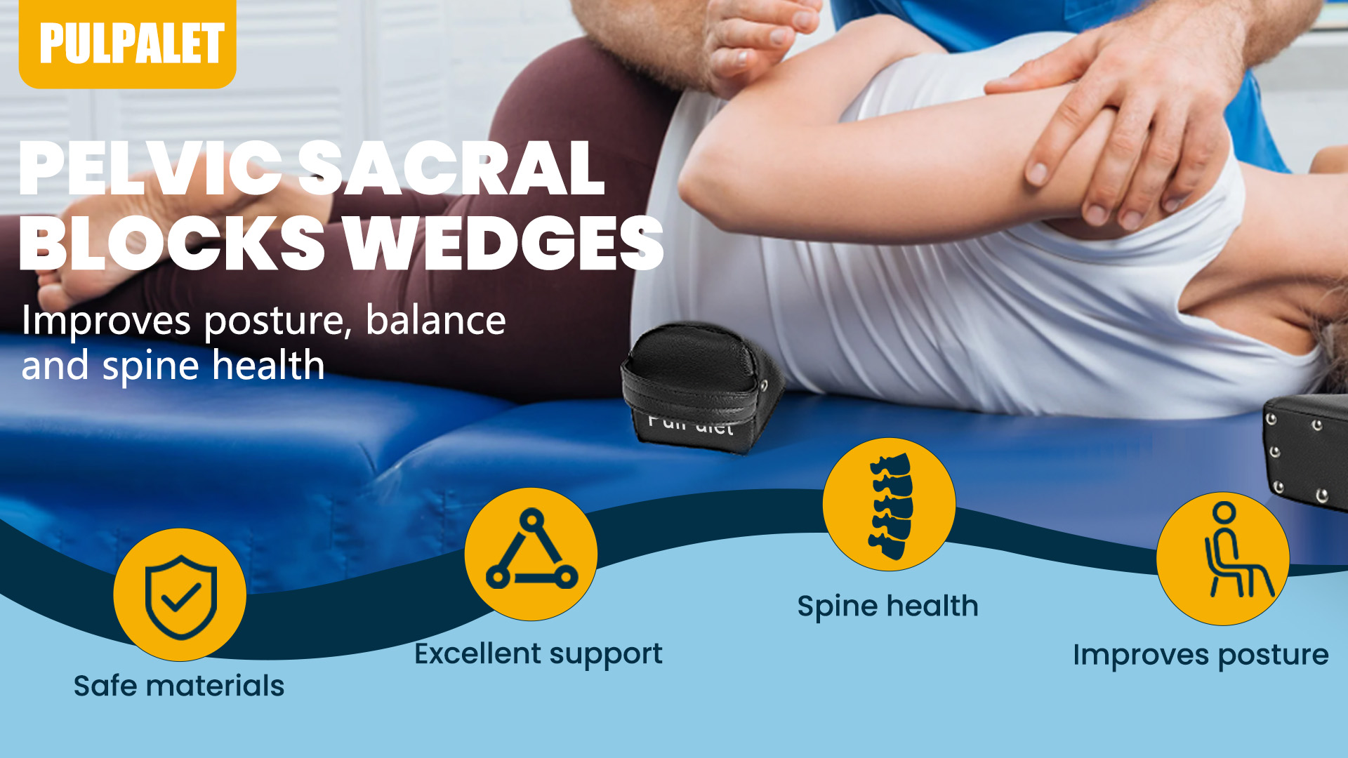 SPAT : Soutaihou-based Pelvic Adjustmen… PulPalet Pelvic Sacral SOT Blocks for Precision Adjustment